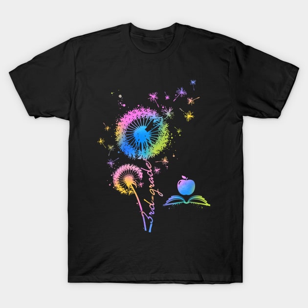 3rd grade Dandelion T-Shirt by Camryndougherty